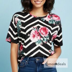 LulaRoe Irma Mid-Sleeve Stretchy High-Low Tunic Top Loose Fit Modest XXS-XS-00-0